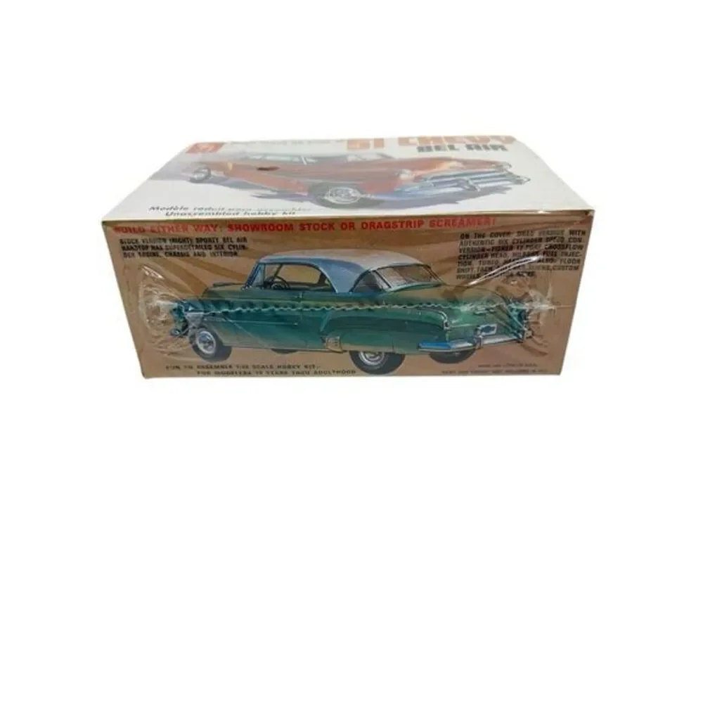 AMT '51 Chevy Bel Air Build Stock or Drag 1:25‎ Special Features T295 NOS Sealed